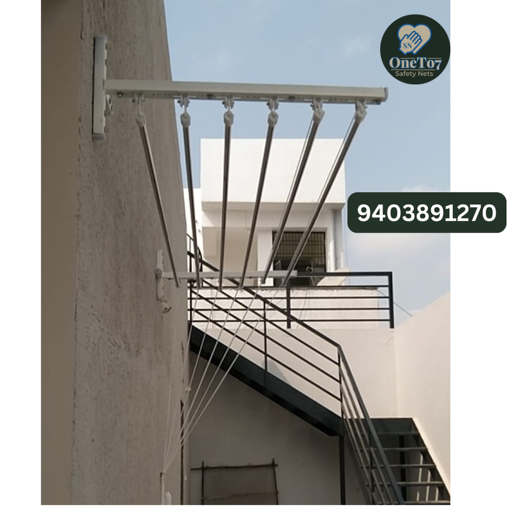 Cloth Hanger Delux_ with Wall Mounted